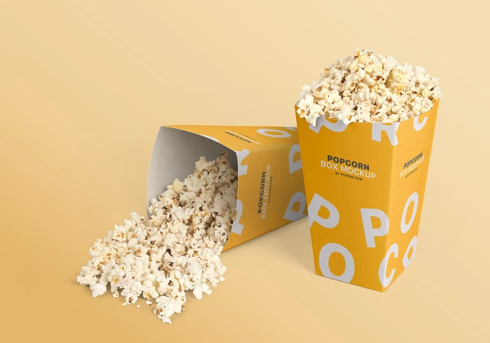 Exclusively Printed Popcorn Boxes Improving the Snacking Experience